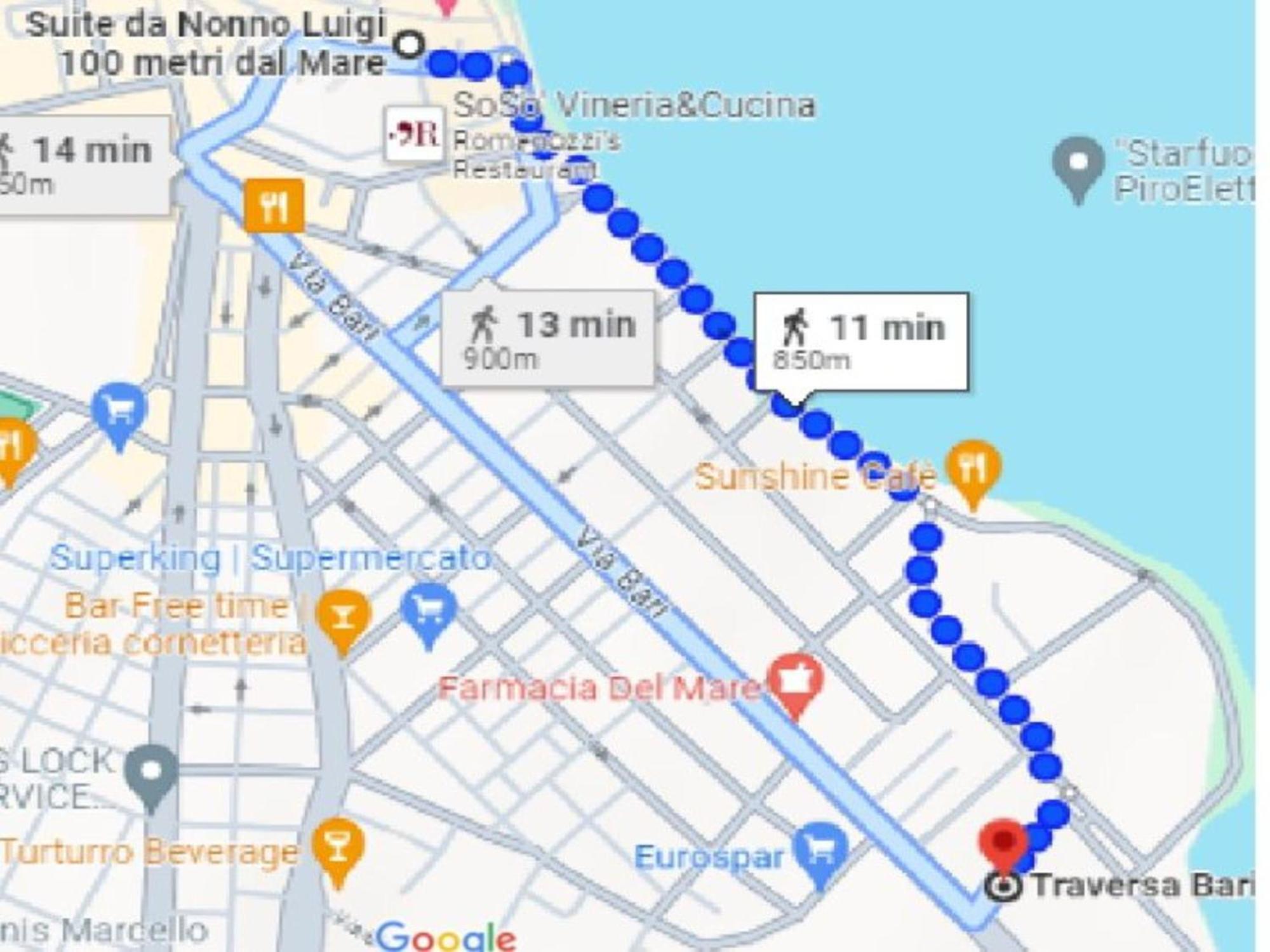 Suite Da Nonno Luigi 100 Metri Dal Mare 지오비나조 외부 사진